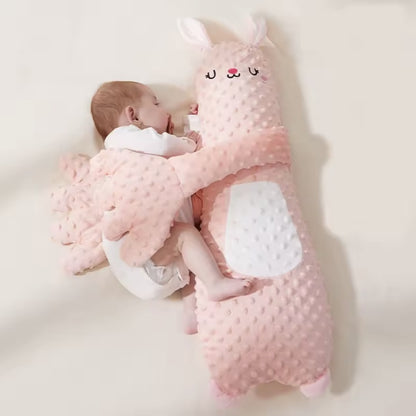 Mama's Hands Bunny Plush Pillow with Gentle Tapping & Soothing Sounds