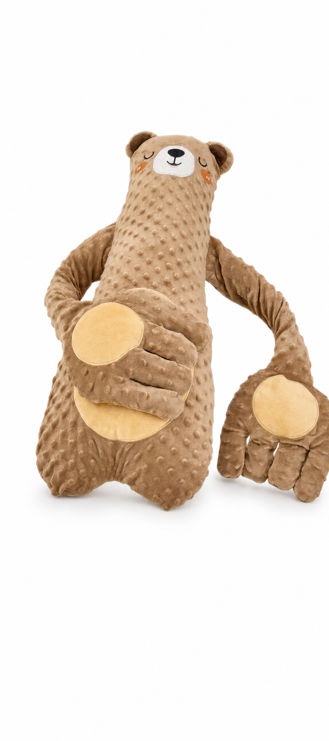 Mama's Hands Bunny Plush Pillow with Gentle Tapping & Soothing Sounds
