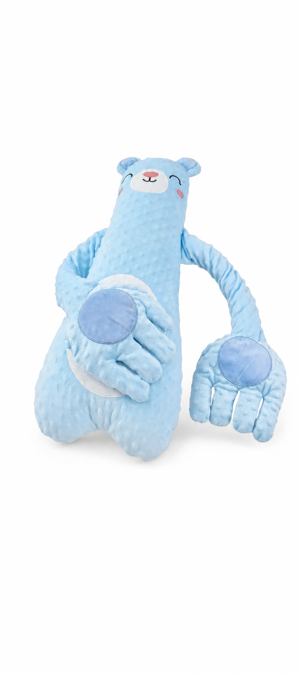 Mama's Hands Bunny Plush Pillow with Gentle Tapping & Soothing Sounds