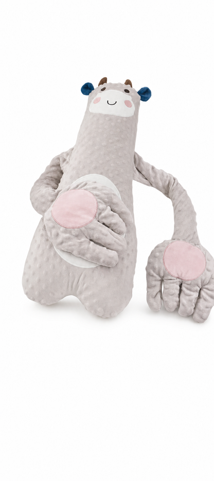 Mama's Hands Bunny Plush Pillow with Gentle Tapping & Soothing Sounds