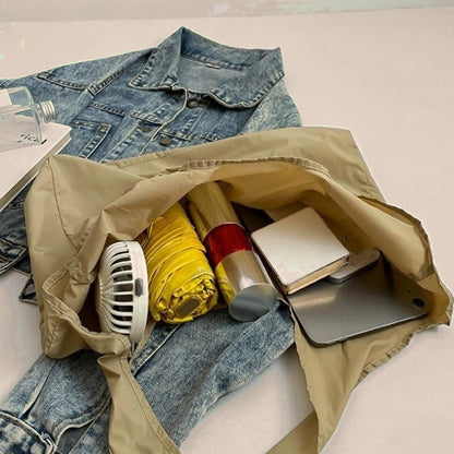 Pocket Tote: Foldable Reusable Shopping Bag with Key Ring
