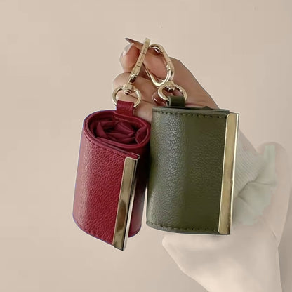 Pocket Tote: Foldable Reusable Shopping Bag with Key Ring